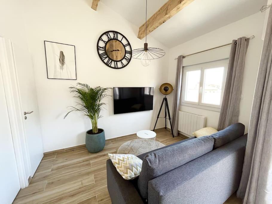 Duplex Centre Ville - 50M De La Plage - Clim - Garage - Netflix เลอ โกร-ดู-รัว ภายนอก รูปภาพ