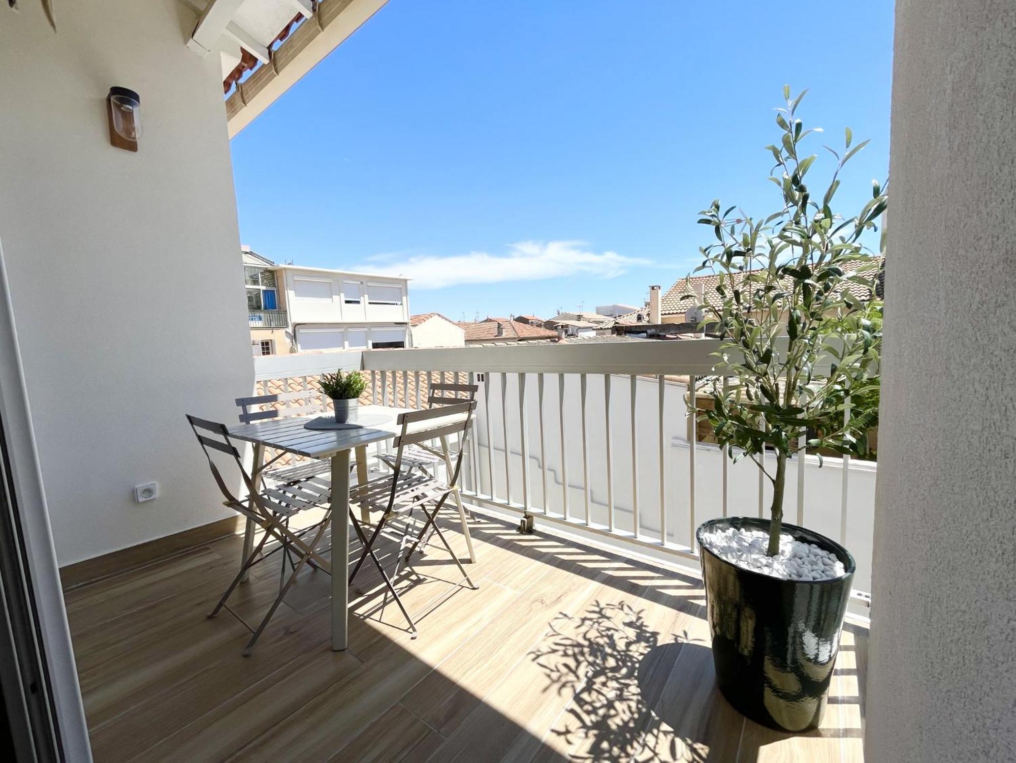 Duplex Centre Ville - 50M De La Plage - Clim - Garage - Netflix เลอ โกร-ดู-รัว ห้อง รูปภาพ